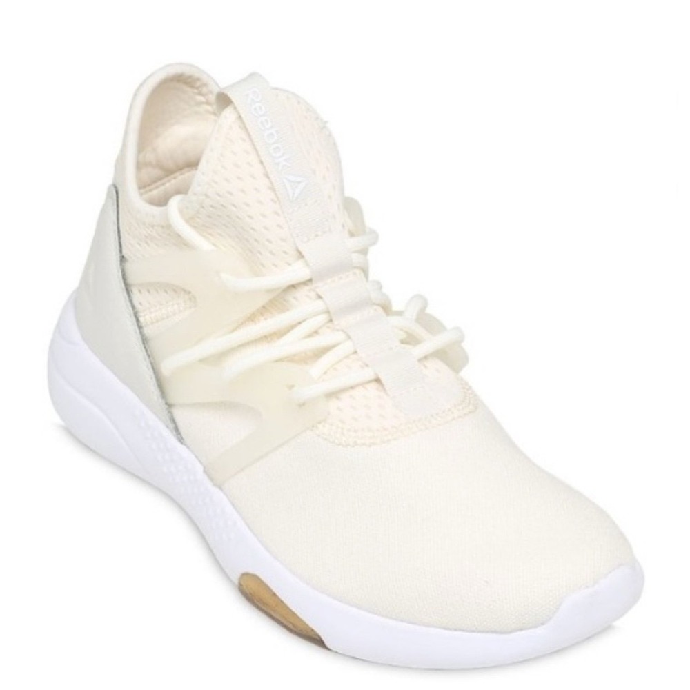 Reebok Furylite 3.0 Sneakers Women 8.5 Cream Fair Pink Stain On Toe Mesh Trainer